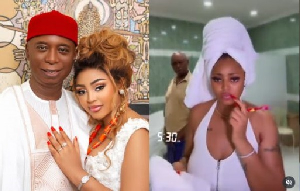 Regina Daniels and her Husband, Ned Nwoko