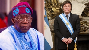 President Bola Ahmed Tinubu and Argentine President Javier Milei