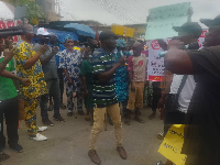 Protest scene