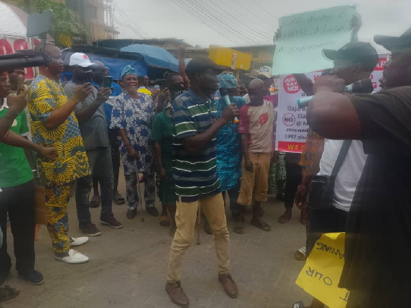 Protest scene