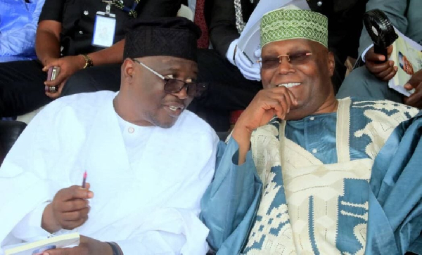 Adamawa Gov, Fintiri and former Vice President Atiku Abubakar