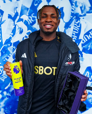 Samuel Chukwueze was adjudged Man of the Match against Tottenham Hotspur