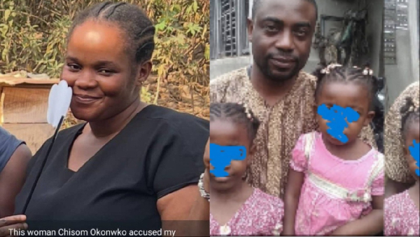 Chisom Okonkwo, husband and daughters