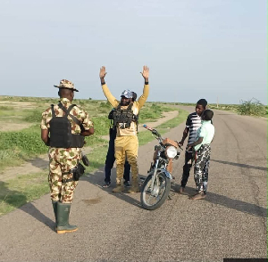 Troops arrest the suspect
