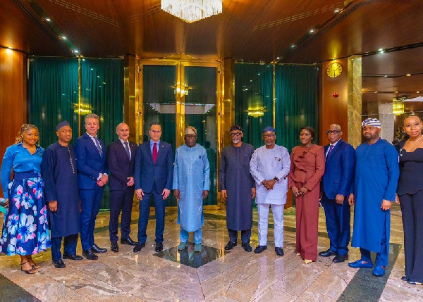 President Bola Ahmed Tinubu meets with top officials of Global energy giant, Shell Plc