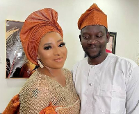 Afeez Owo and his wife, Mide Martins