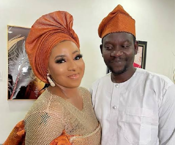 Afeez Owo and his wife, Mide Martins