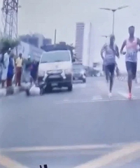 Ambulance hits individual during Lagos marathon