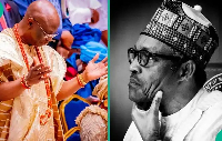 Pastor Tunde Bakare and the late President Muhammadu Buhari
