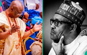 Pastor Tunde Bakare and the late President Muhammadu Buhari