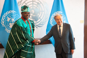 Jimo Ibrahim and Antonio Guterres