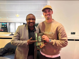 Tijani Babangida and Manchester City midfielder Tijjani Reijnders