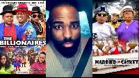 Ezeh Val and posters of some of his movies