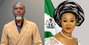 Reno Omokri and Uju Kennedy-Ohanenye