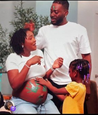 Adekunle Gold and family