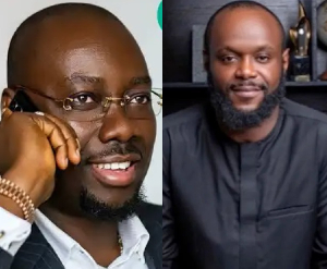 Photo collage of Obi Cubana and Seyi Tinubu