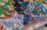 Army Camo found in the bush