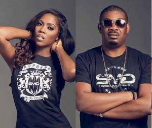 Tiwa Savage and Don Jazzy
