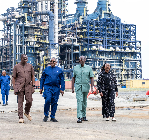 Kenya President William Ruto visits Dangote Refinery in Lekki, Lagos State, Nigeria