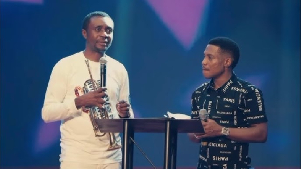 Pastor Eze and Nathaniel Bassey