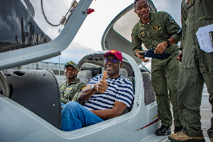 Makinde and surveillance aircraft