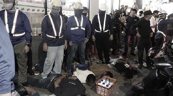 Authorities and the suspects