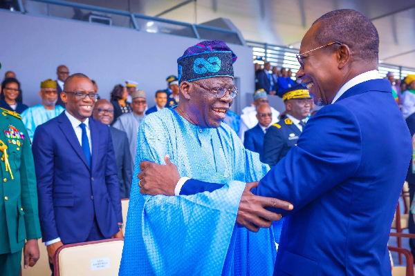 Bola Tinubu and Patrice Talon