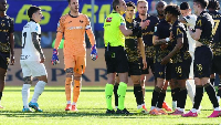 Gift Orban was unfairly sent off in Hellas Verona's Serie A clash against Parma