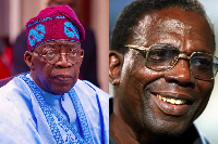 A photo collage of President Bola Tinubu and the late High Chief Festus Adegboye Onigbinde