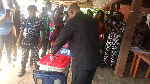 Peter Obi casts his ballot at Polling Unit 019 in Umudim Akasi Agulu 2, Ward 8.