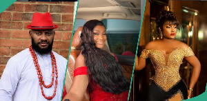 Yul Edochie and Lizzy Gold