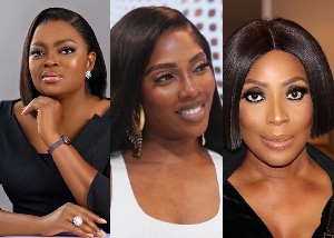 Funke Akindele, Tiwa Savage and Mo Abudu