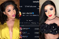 Tonto Dikeh and Bobrisky