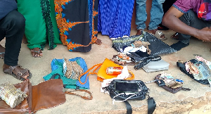 Items retrieved from suspects