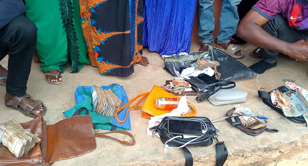 Items retrieved from suspects