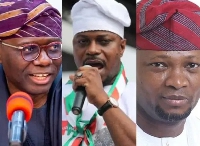 A photo collage of the leading governorship candidates in Lagos