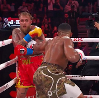 Anthony Joshua floors Jake Paul in sixth-round knockout