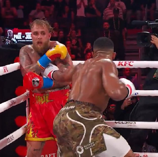 Anthony Joshua floors Jake Paul in sixth-round knockout