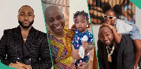 Davido, his father and daughter