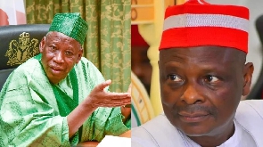 Kano State Governor, Abdullahi Ganduje and Rabiu Musa Kwankwaso