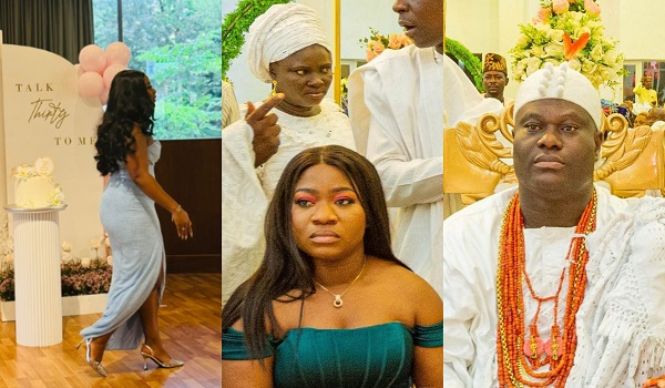 Princess Adeola and Oba Adeyeye Ogunwusi