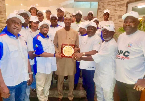 HRH Dr Olaide Mayowa Jose and Hon. Tayo Akinmade Ayinde and Hon. Olatunde Gideon Igbasan