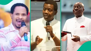 Prophet Odumeje, Pastor E.A. Adeboye, and Bishop David Oyedepo