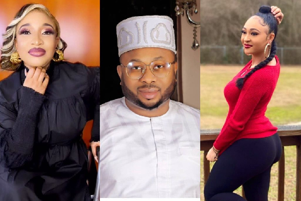Tonto Dikeh, Churchill, and ex wife