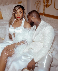 Chioma and Davido white wedding  in Miami