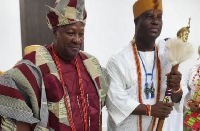 Mahama and Ooni of Ife