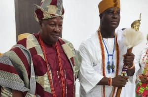 Mahama and Ooni of Ife