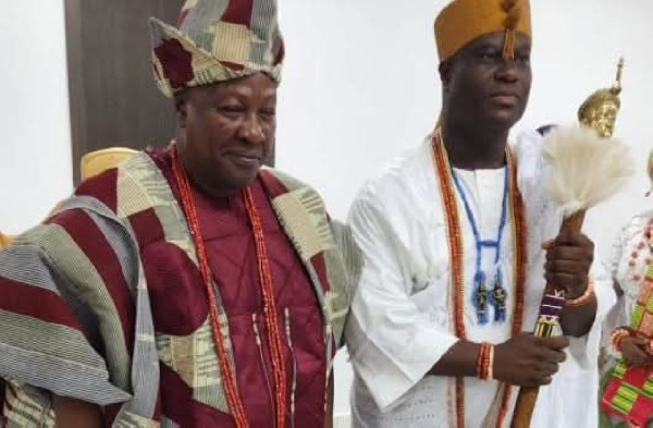Mahama and Ooni of Ife