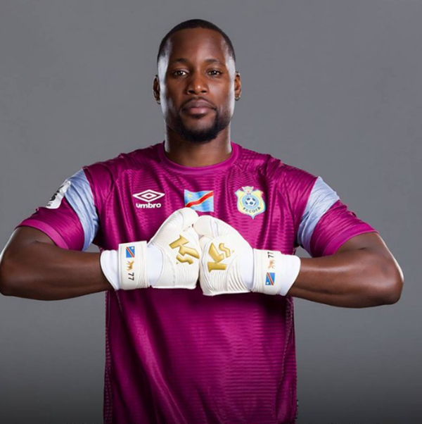 DR Congo goalkeeper Lionel Mpasi