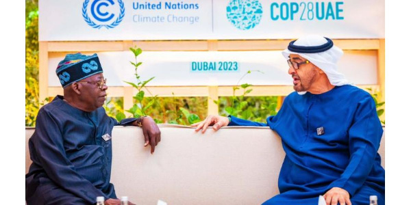 President Bola Tinubu with the UAE president